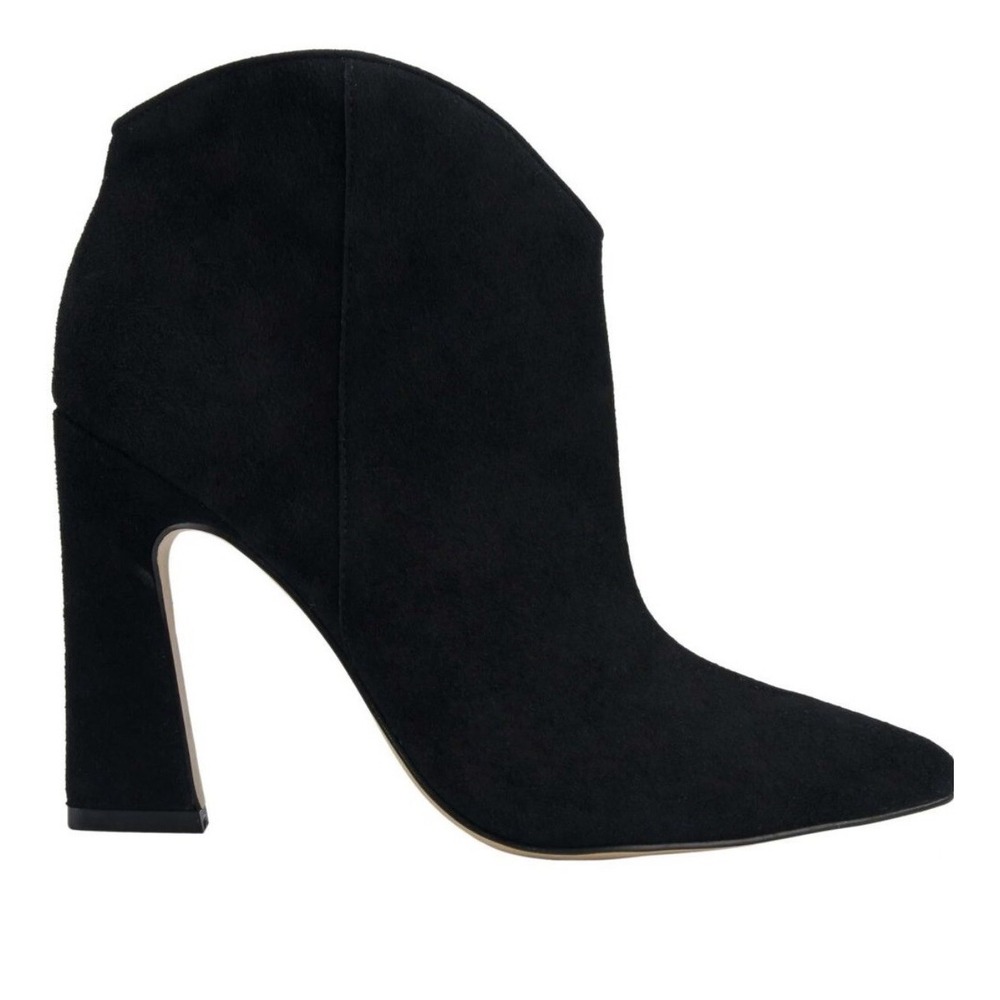 Marc Fisher Black Suede Ankle Booties